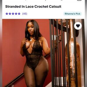 Savage x Fenty Stranded in Lace Catsuit NWT